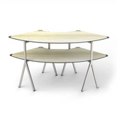 Rosseto Modulite™ 2-Level Quarter Round Tables System Stainless Steel Kit